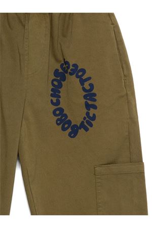 pantalone in cotone verde BOBO CHOSES KIDS | B225AC077370
